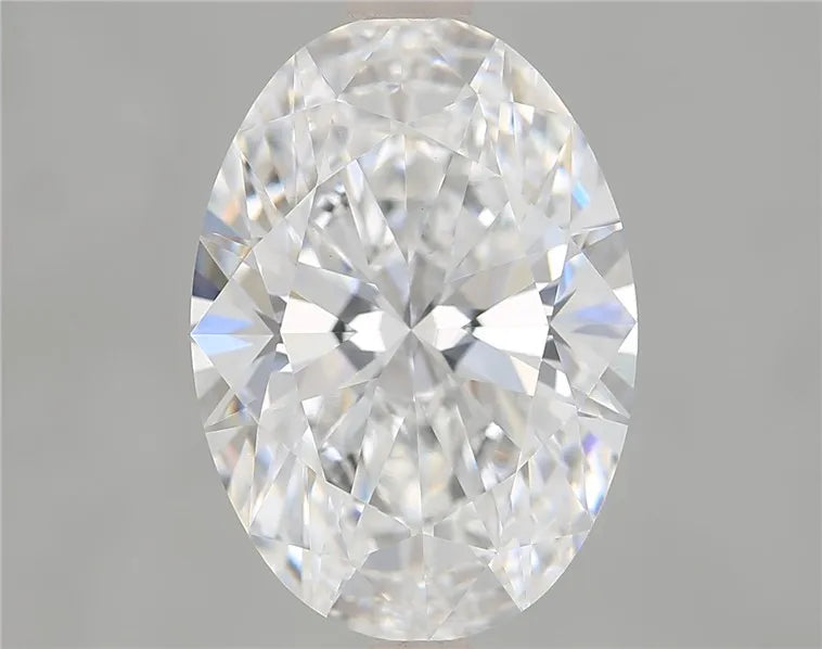 3.30ct Oval Lab Grown Diamond (Colour D, Clarity VVS2, IGI Certified)