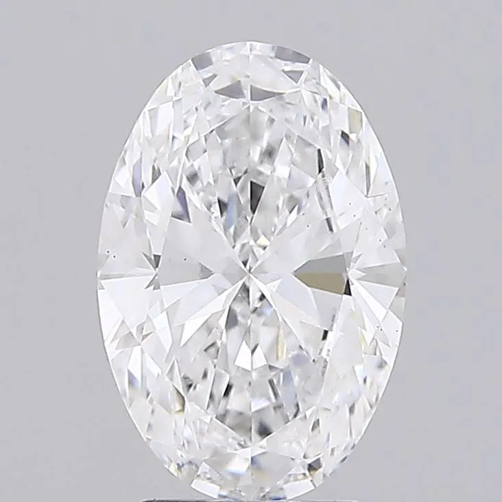 3.44ct Oval Lab Grown Diamond (Colour D, Clarity VS1, IGI Certified)