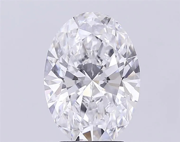 3.50ct Oval Lab Grown Diamond (Colour F, Clarity VVS2, IGI Certified)