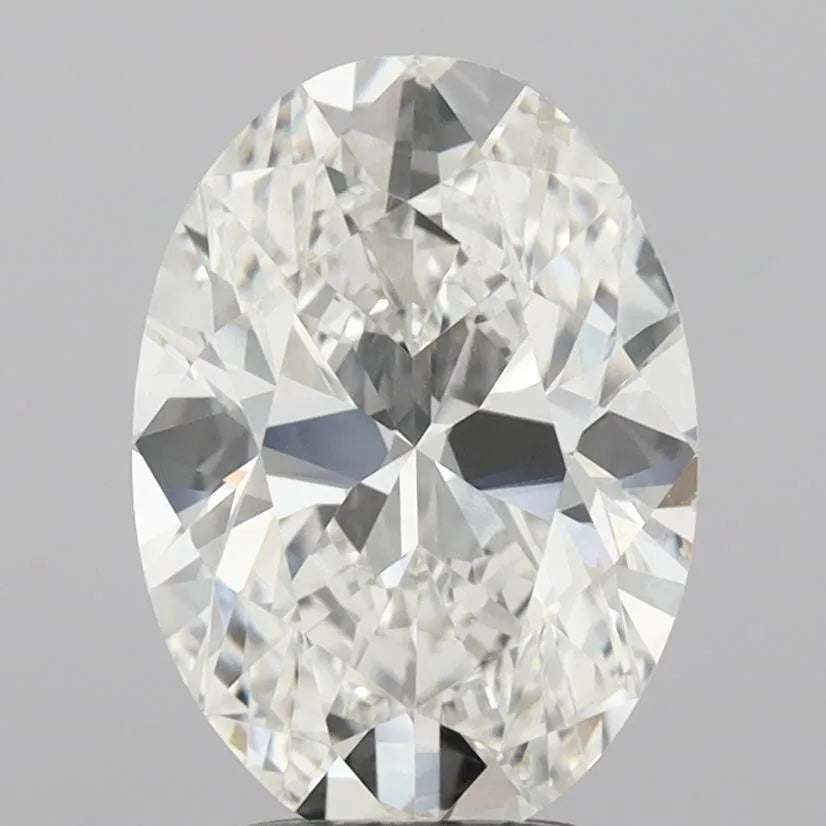 3.50ct Oval Lab Grown Diamond (Colour G, Clarity VVS2, IGI Certified)