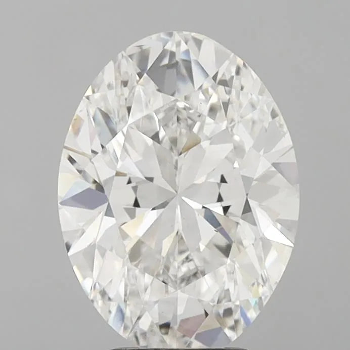 3.72ct Oval Lab Grown Diamond (Colour F, Clarity VS1, IGI Certified)