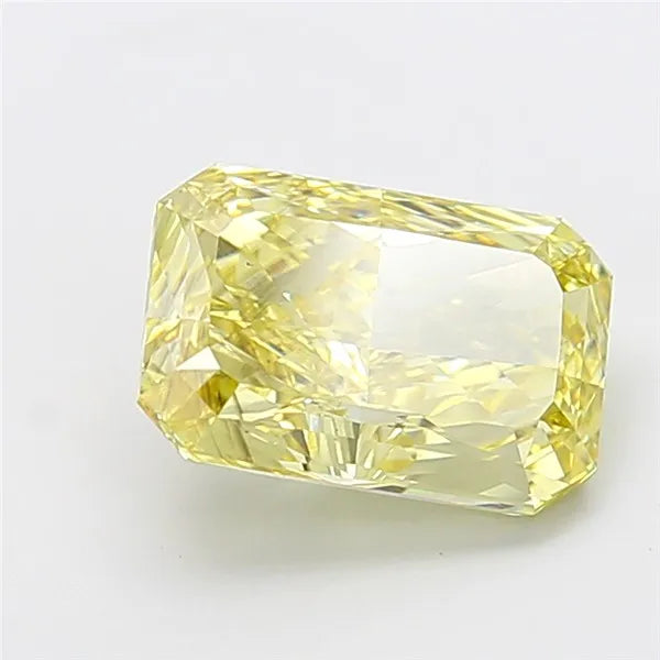 3.72ct Radiant Lab Grown Diamond (Colour Fancy Intense Yellow, Clarity VS2, IGI Certified)