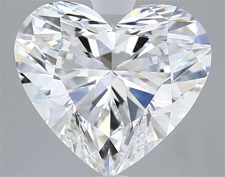 3.96ct Heart Lab Grown Diamond (Colour E, Clarity VVS2, IGI Certified)