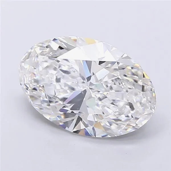 4.00ct Oval Lab Grown Diamond (Colour F, Clarity VS2, IGI Certified)