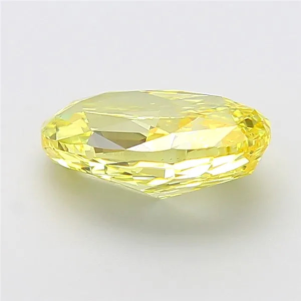 4.01ct Oval Lab Grown Diamond (Colour Fancy Vivid Yellow, Clarity VS2, IGI Certified)