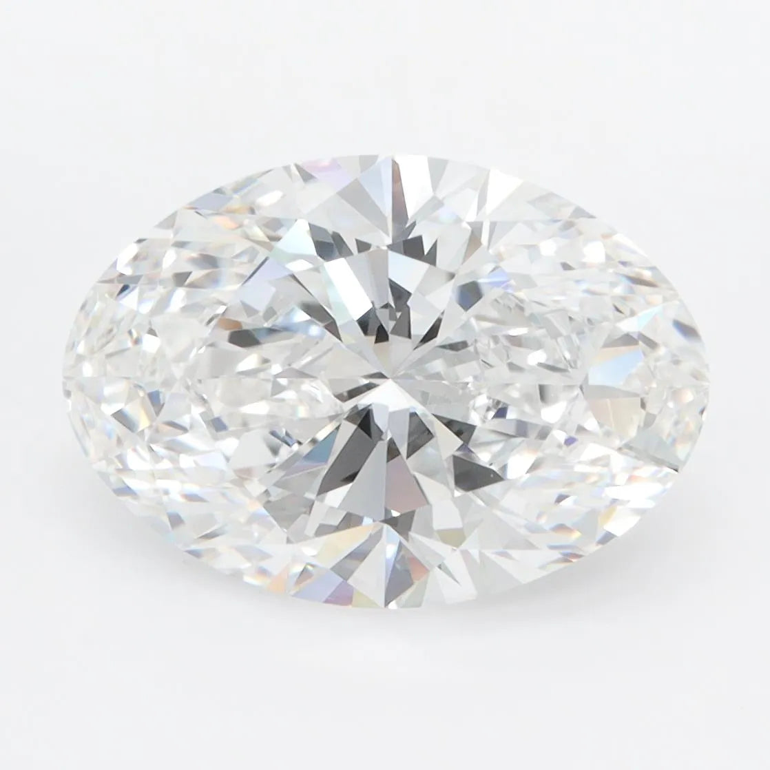 4.02ct Oval Lab Grown Diamond (Colour F, Clarity VVS1, IGI Certified)