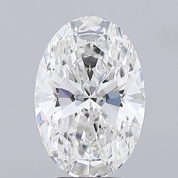 4.05ct Oval Lab Grown Diamond (Colour F, Clarity VVS1, IGI Certified)