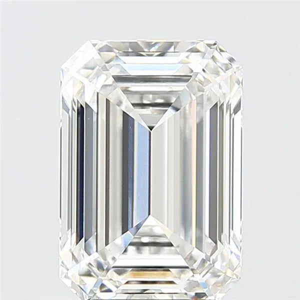 4.10ct Emerald Lab Grown Diamond (Colour F, Clarity VVS2, IGI Certified)