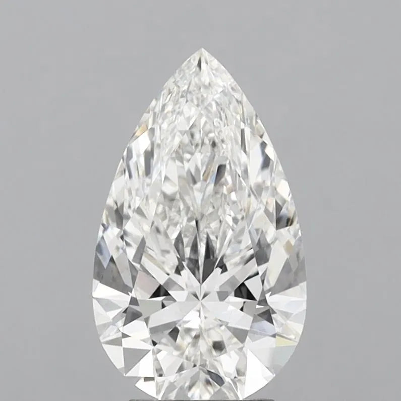 4.19ct Pear Lab Grown Diamond (Colour G, Clarity VVS2, IGI Certified)