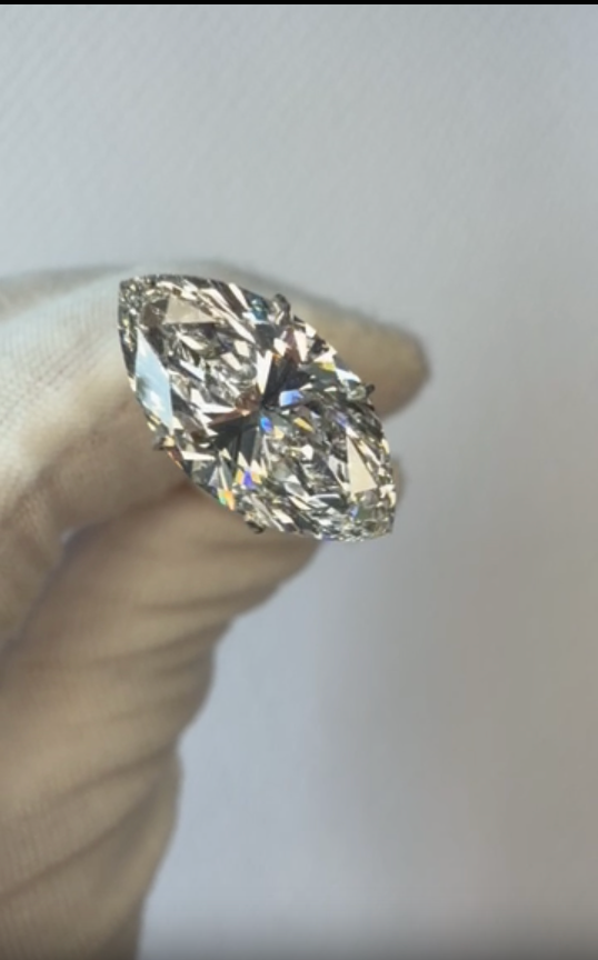 4.23 carat marquise cut diamond