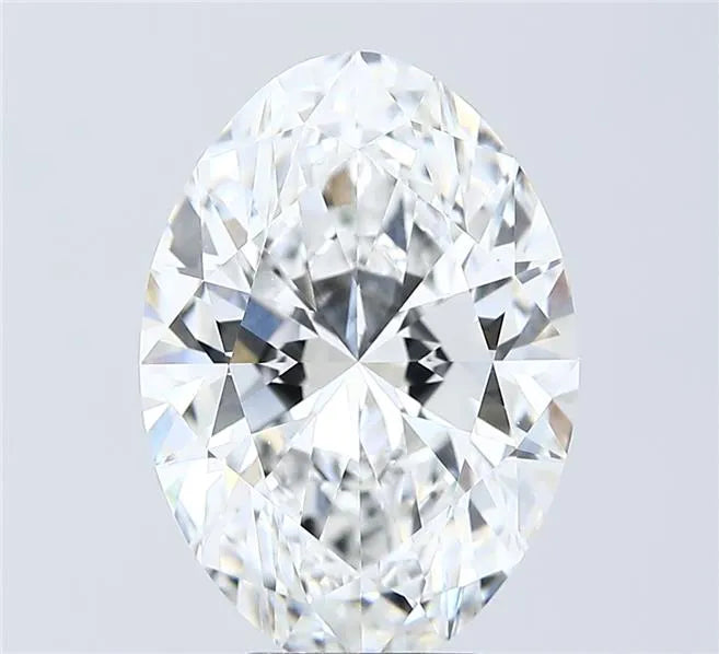5.00ct Oval Lab Grown Diamond (Colour D, Clarity VVS2, IGI Certified)
