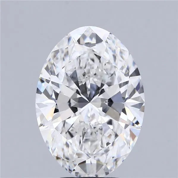 5.00ct Oval Lab Grown Diamond (Colour D, Clarity VVS2, IGI Certified)