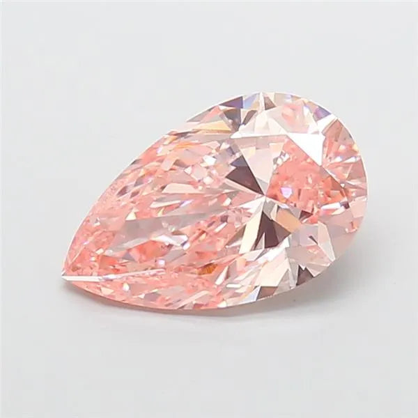 5.00ct Pear Lab Grown Diamond (Colour Fancy Intense Pink, Clarity VS1, IGI Certified)