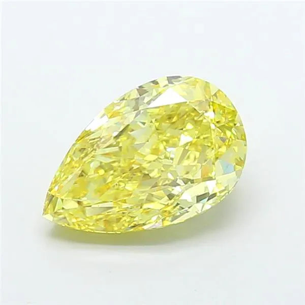 5.01ct Pear Lab Grown Diamond (Colour Fancy Intense Yellow, Clarity VS2, IGI Certified)