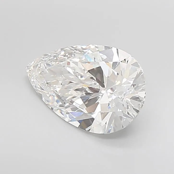 5.10ct Pear Lab Grown Diamond (Colour E, Clarity VVS2, IGI Certified)