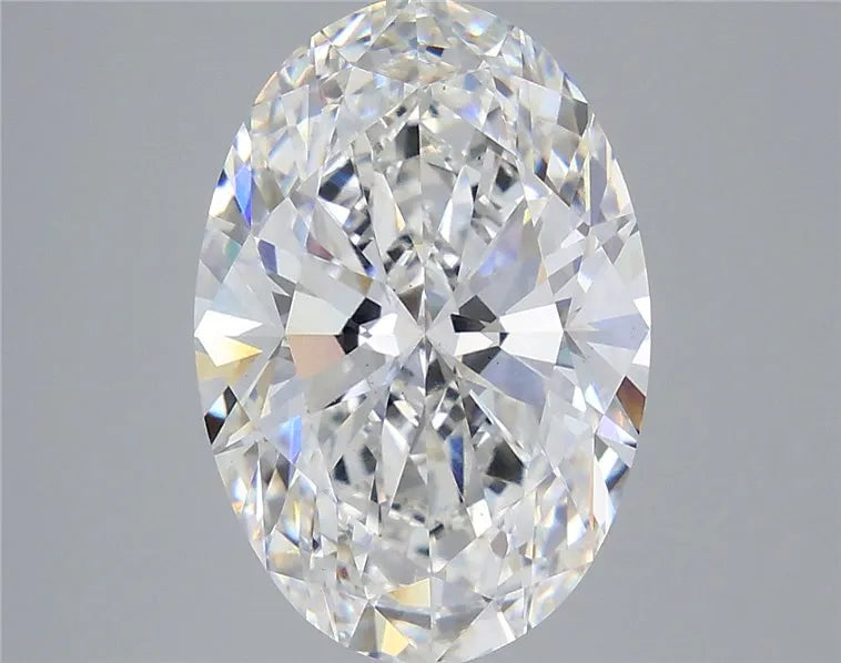 6.02ct Oval Lab Grown Diamond (Colour E, Clarity VS2, IGI Certified)