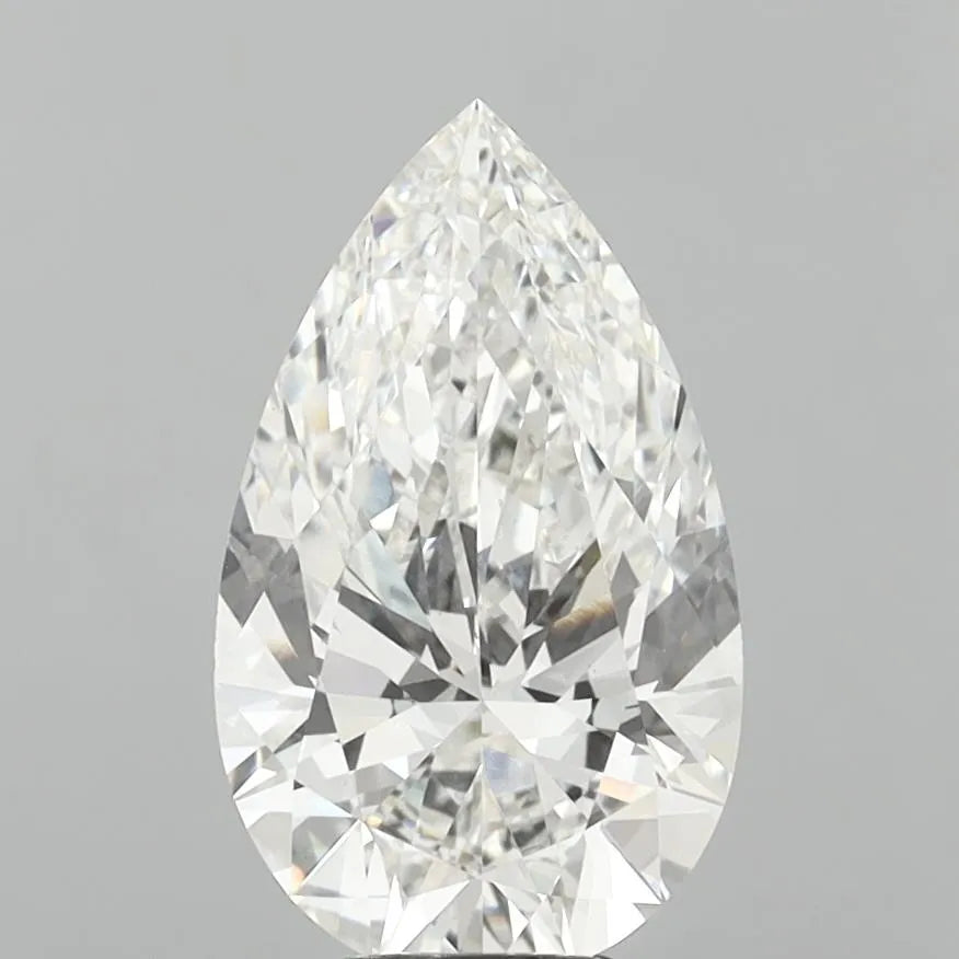 6.02ct Pear Lab Grown Diamond (Colour F, Clarity VVS2, IGI Certified)