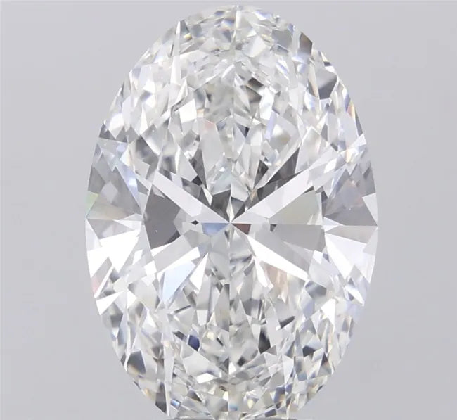 6.03ct Oval Lab Grown Diamond (Colour G, Clarity VVS2, IGI Certified)