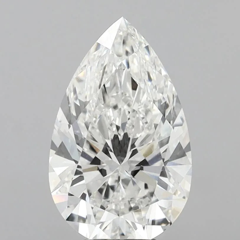 6.05ct Pear Lab Grown Diamond (Colour F, Clarity VVS2, IGI Certified)