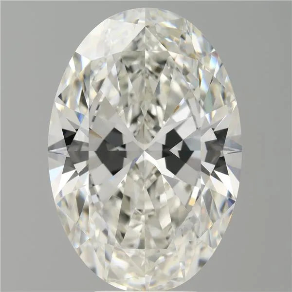 7.58ct Oval Lab Grown Diamond (Colour G, Clarity VVS2, IGI Certified)
