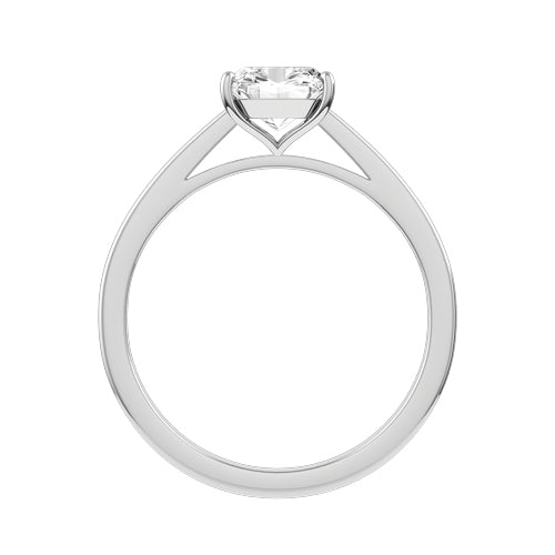 Cushion Lab-grown Diamond Bridal Ring — front