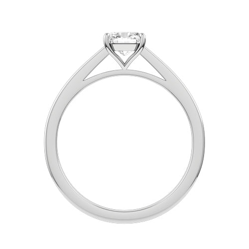 Cushion Lab-grown Diamond Bridal Ring — front