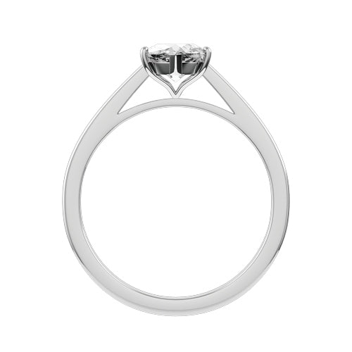 Marquise Lab-grown Diamond Bridal Ring — front