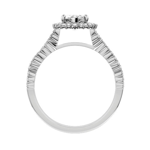 Marquise Lab-grown Diamond Bridal Ring — front