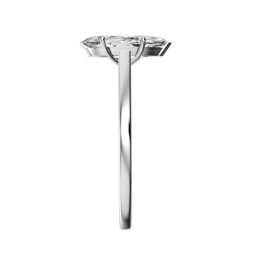 Marquise Lab-grown Diamond Bridal Ring — side