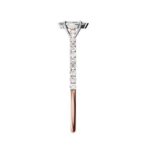 Marquise Lab-grown Diamond Bridal Ring — side