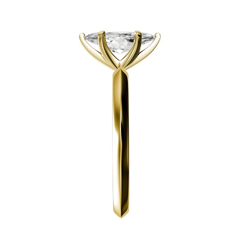 Marquise Natural Diamond Bridal Ring — side