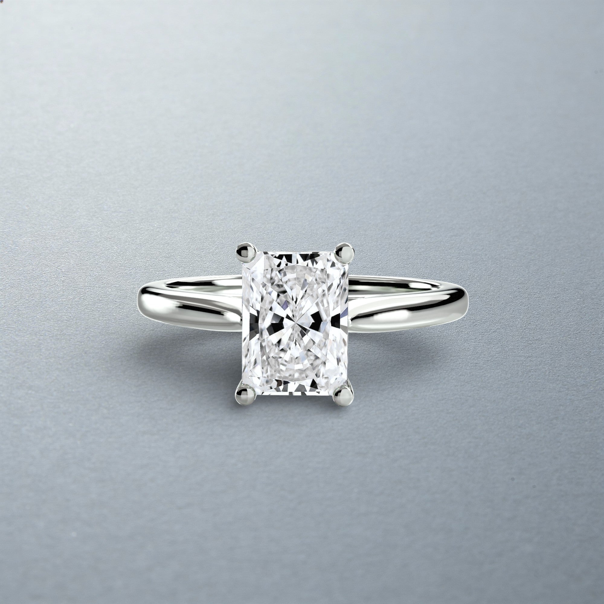 Carateu completed silver ring, size Europe 56, with a sleek design and polished finish.