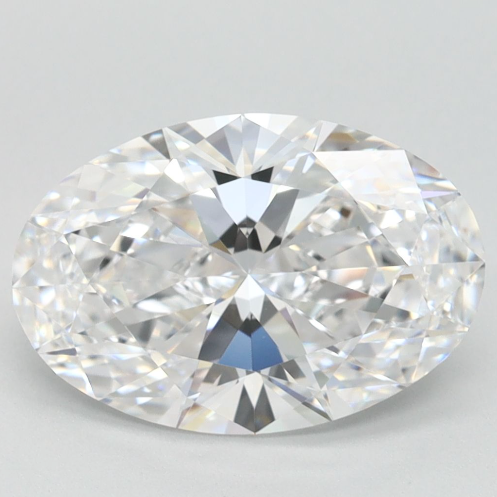 2.44ct Oval Lab Grown Diamond (Colour D, Clarity VVS1, IGI Certified)