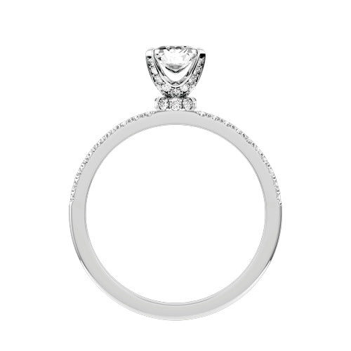 Princess Cut Lab-grown Diamond Bridal Ring — front