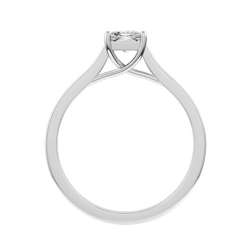 Princess Cut Lab-grown Diamond Bridal Ring — front