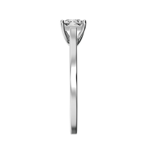 Princess Cut Lab-grown Diamond Bridal Ring — side