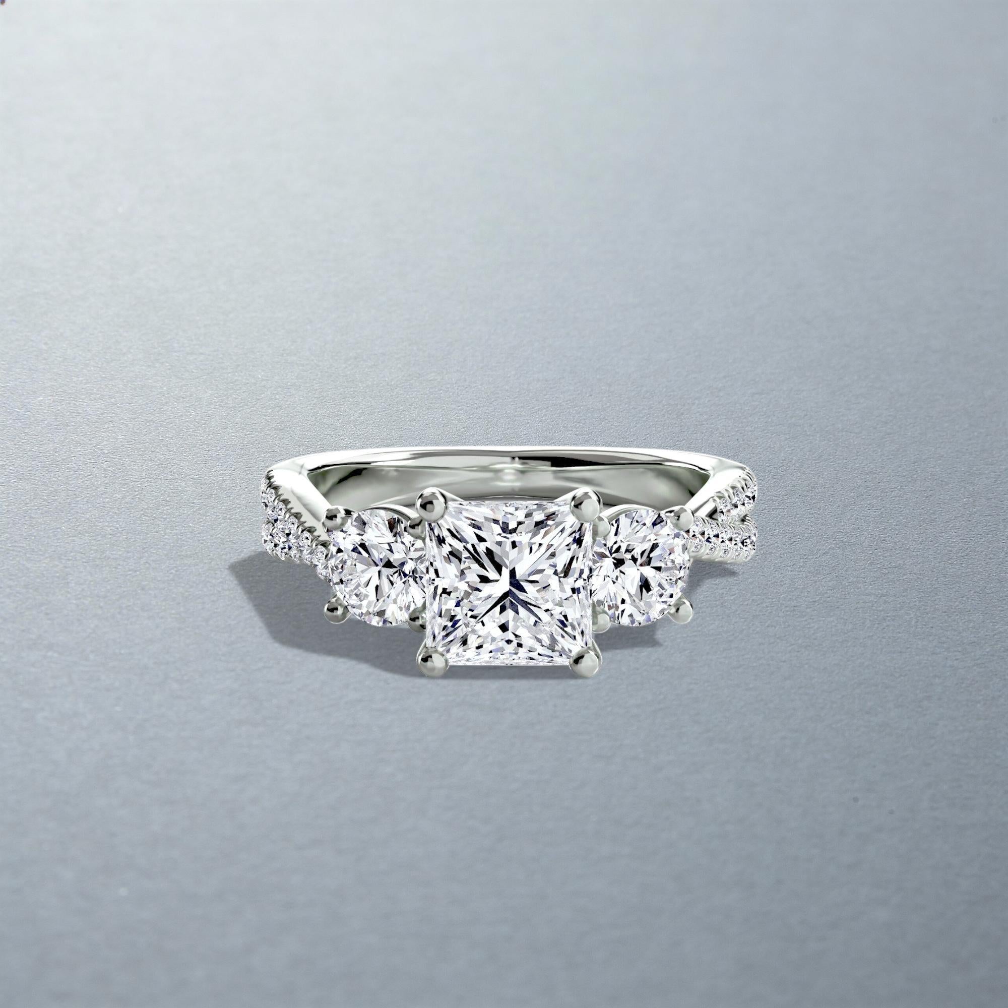Elegant silver Carateu completed ring in Italy size 8.00, showcasing a smooth, polished band with a refined design.