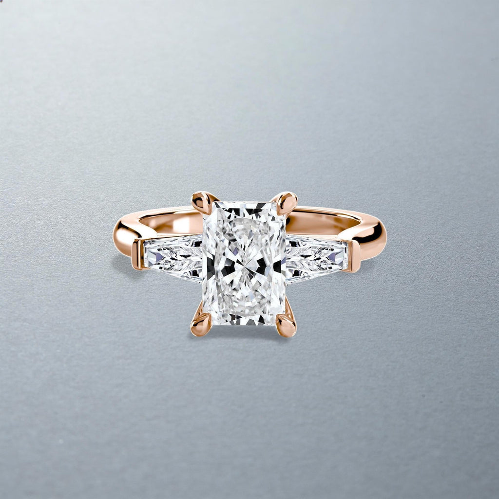 The Alexandra three stone ring