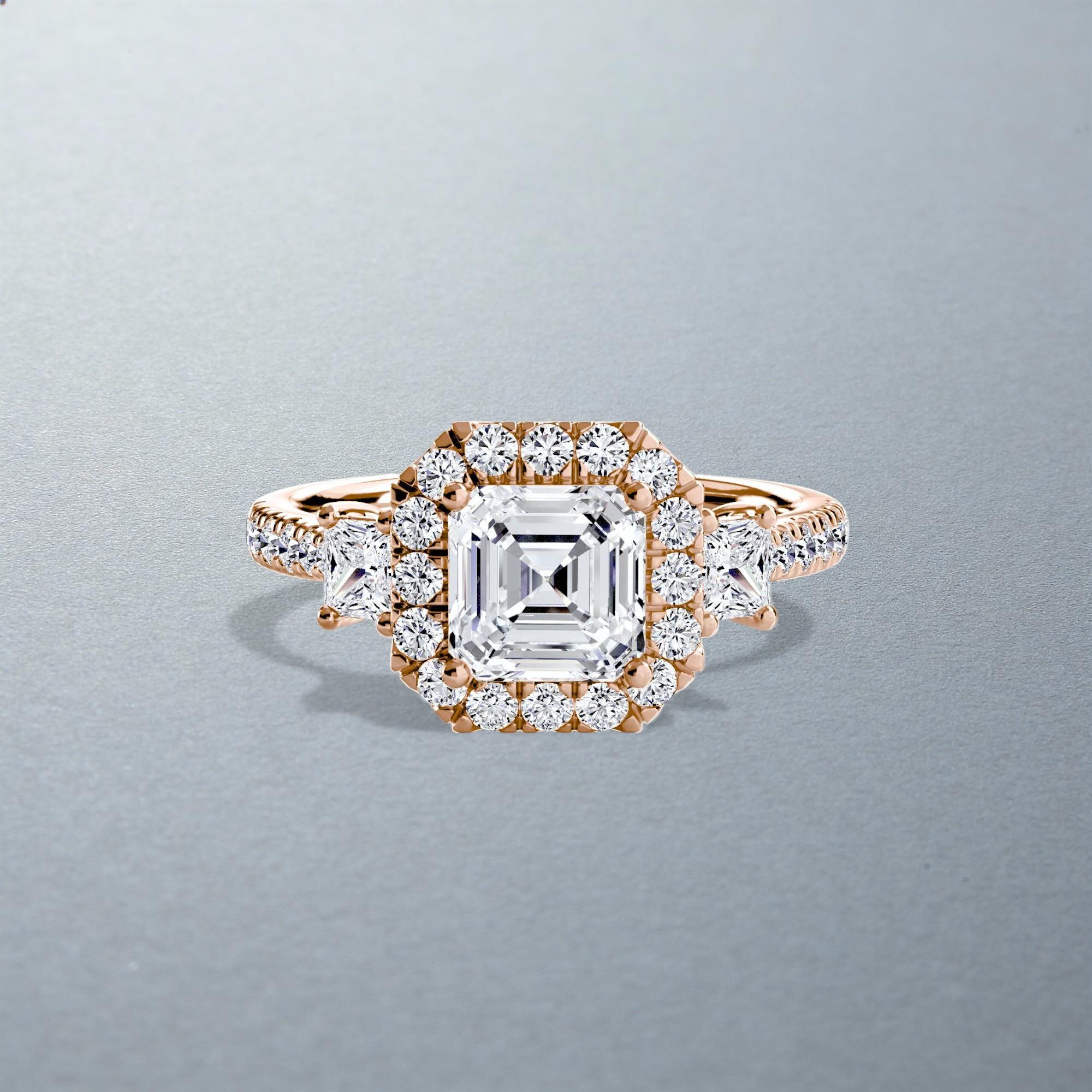 The Amalia Halo Ring