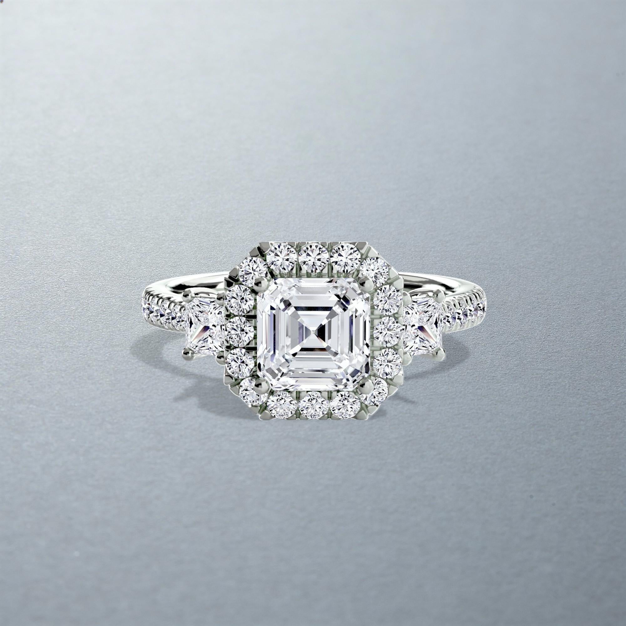 The Amalia Halo Ring