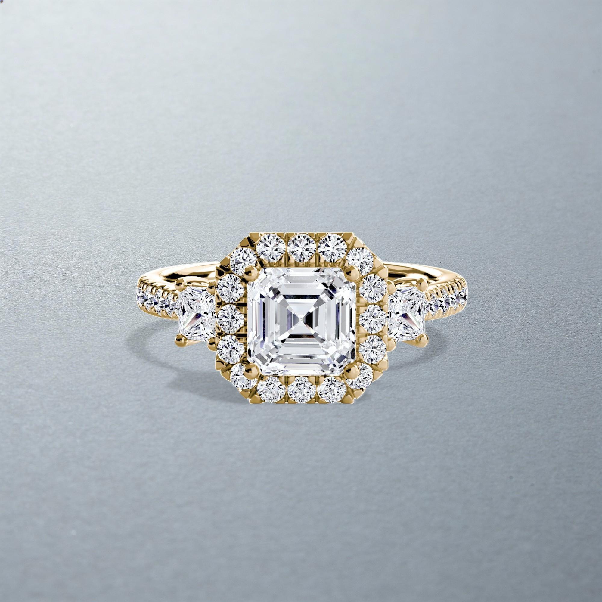 The Amalia Halo Ring