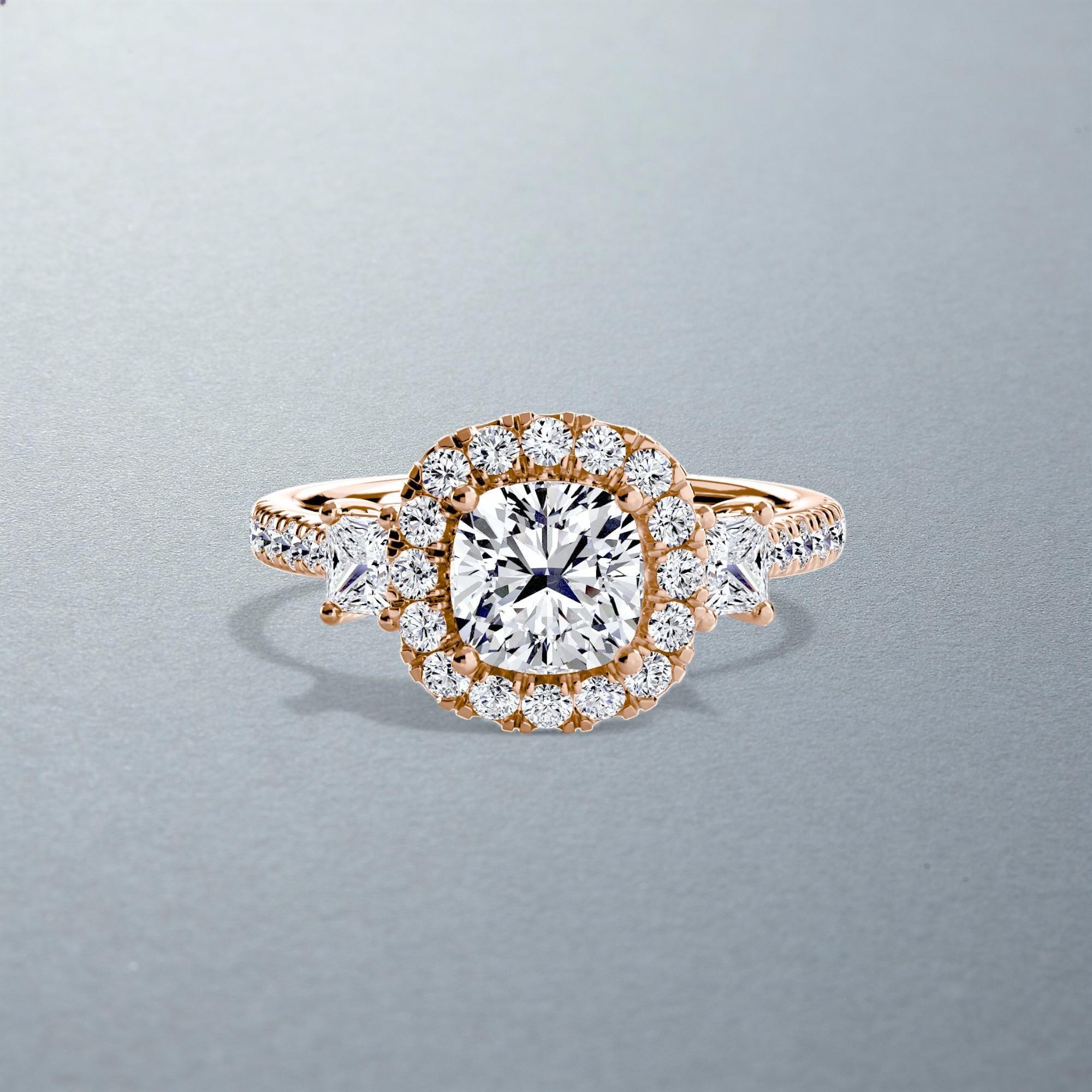 The Amalia Halo Ring