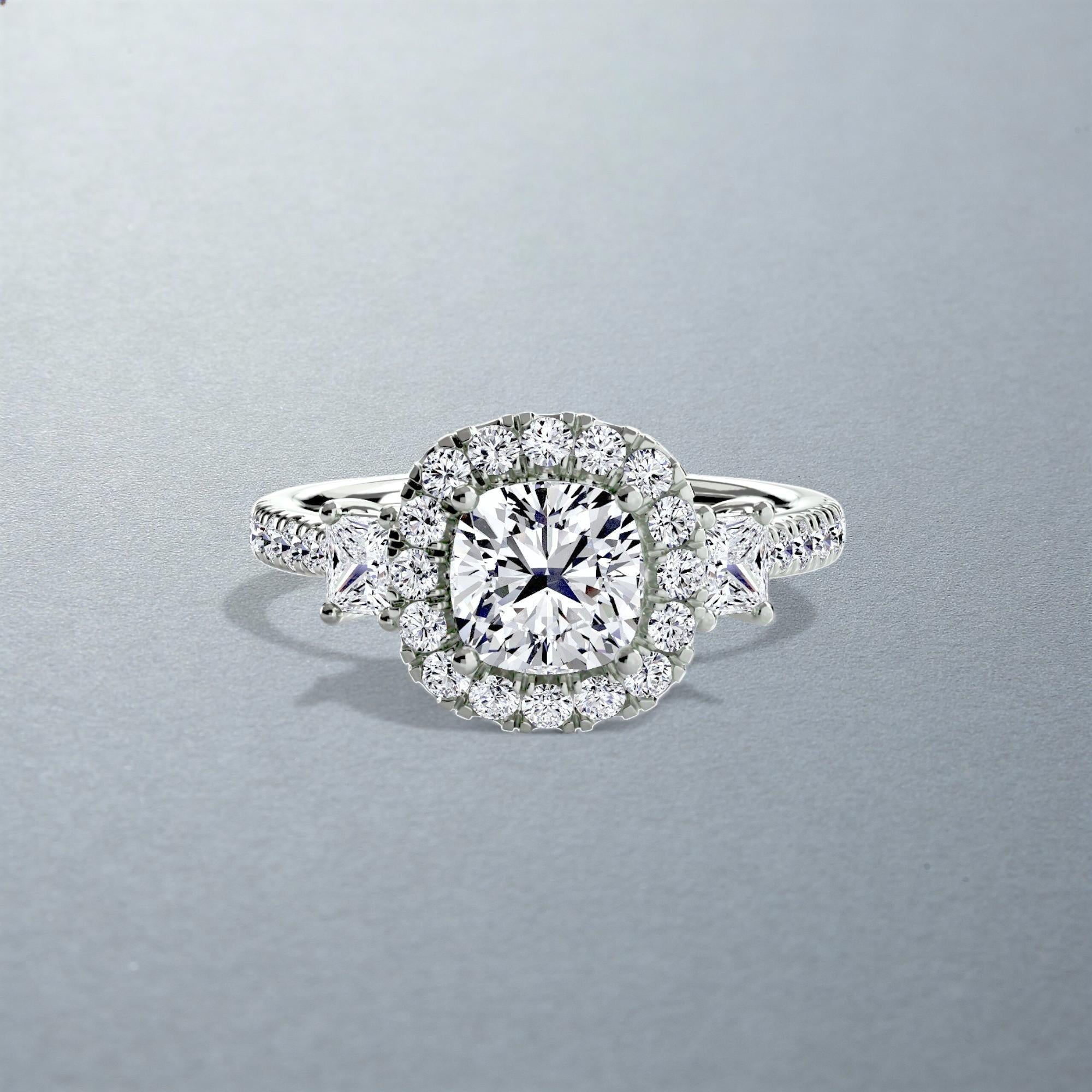 The Amalia Halo Ring