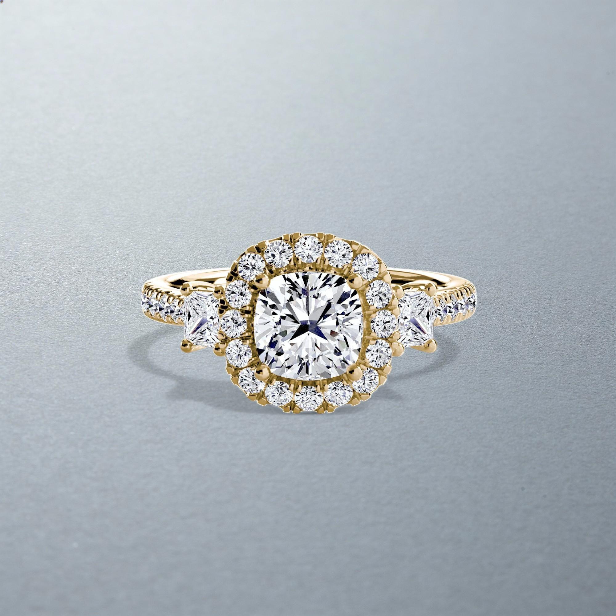 The Amalia Halo Ring