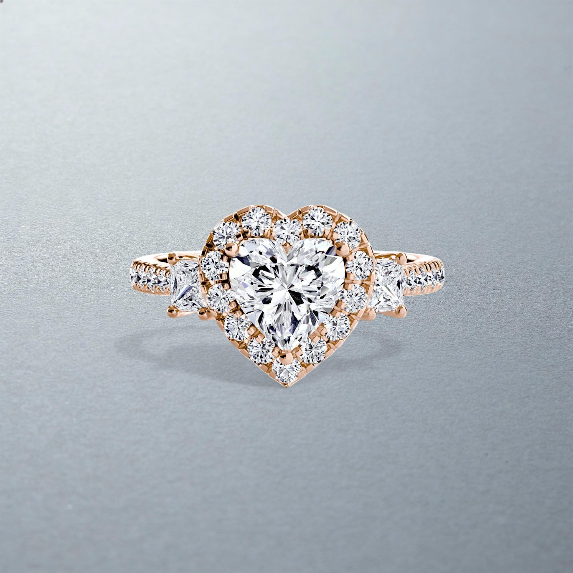 The Amalia Halo Ring