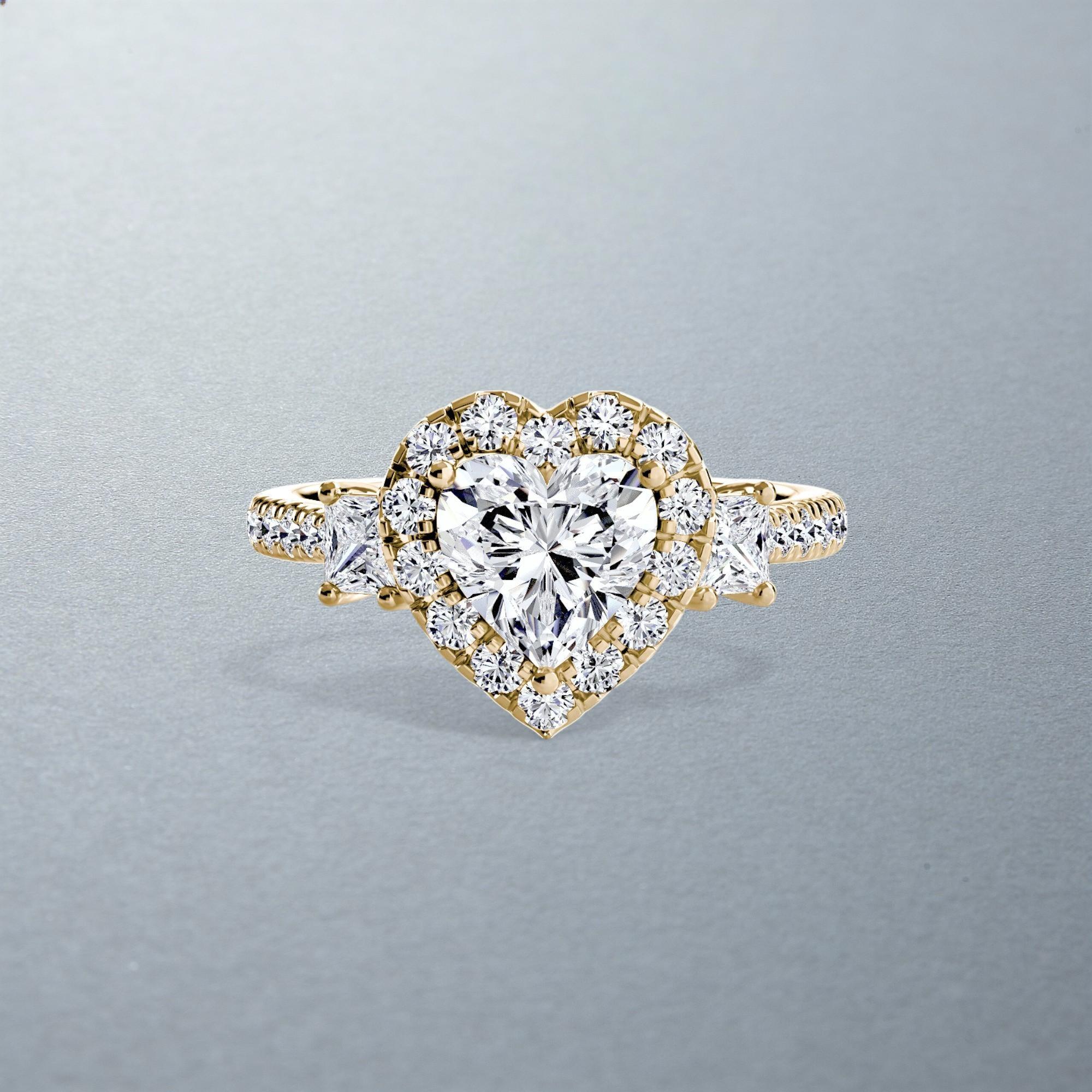 The Amalia Halo Ring