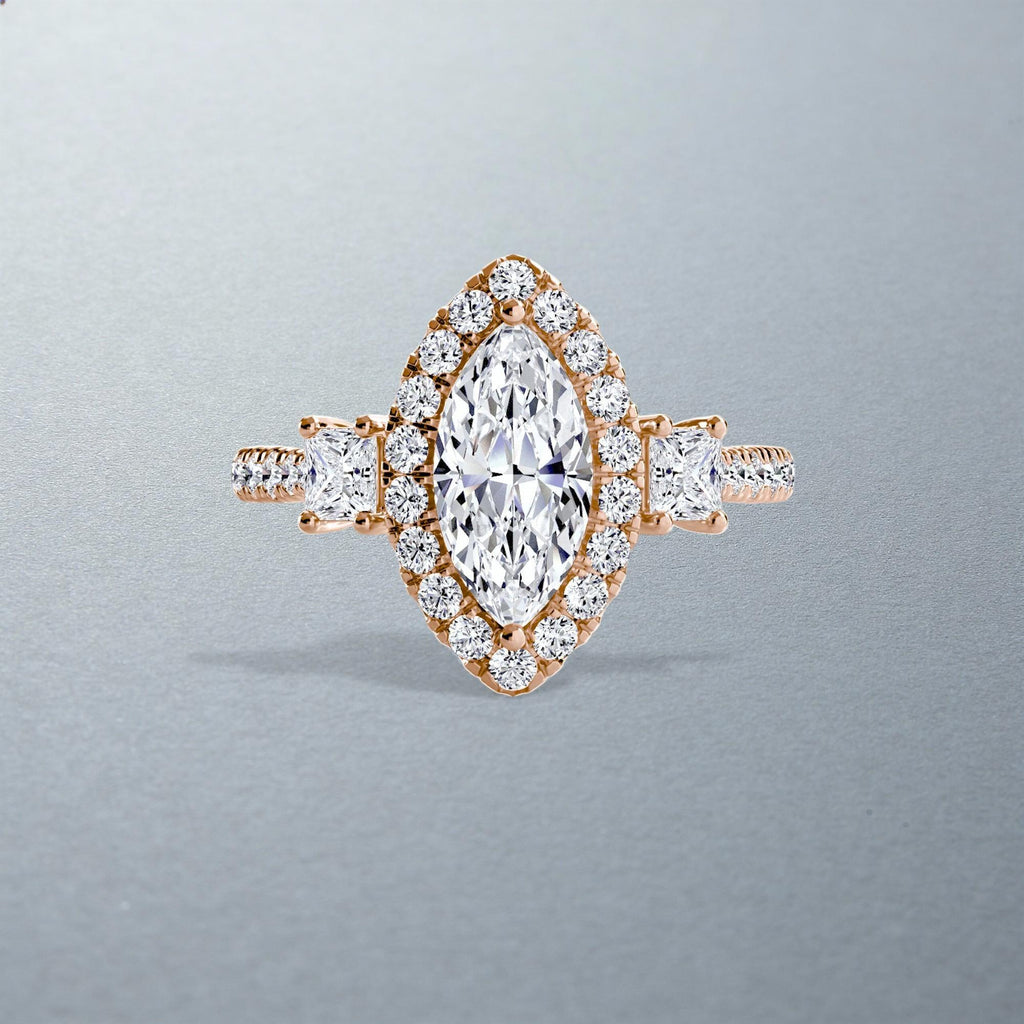 The Amalia Halo Ring