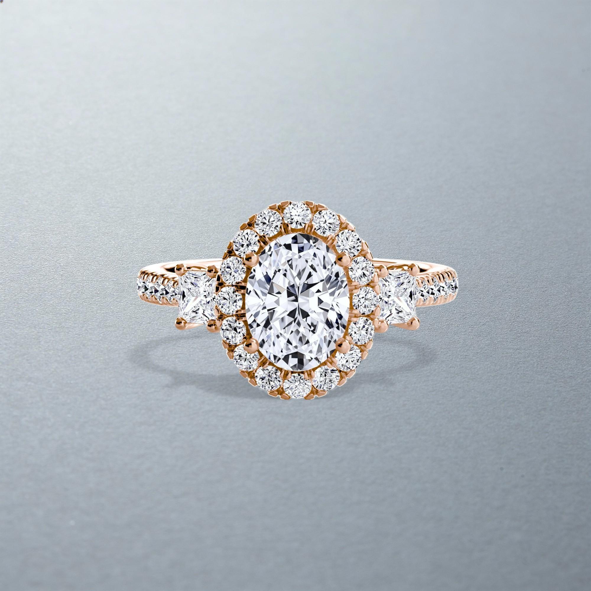 The Amalia Halo Ring