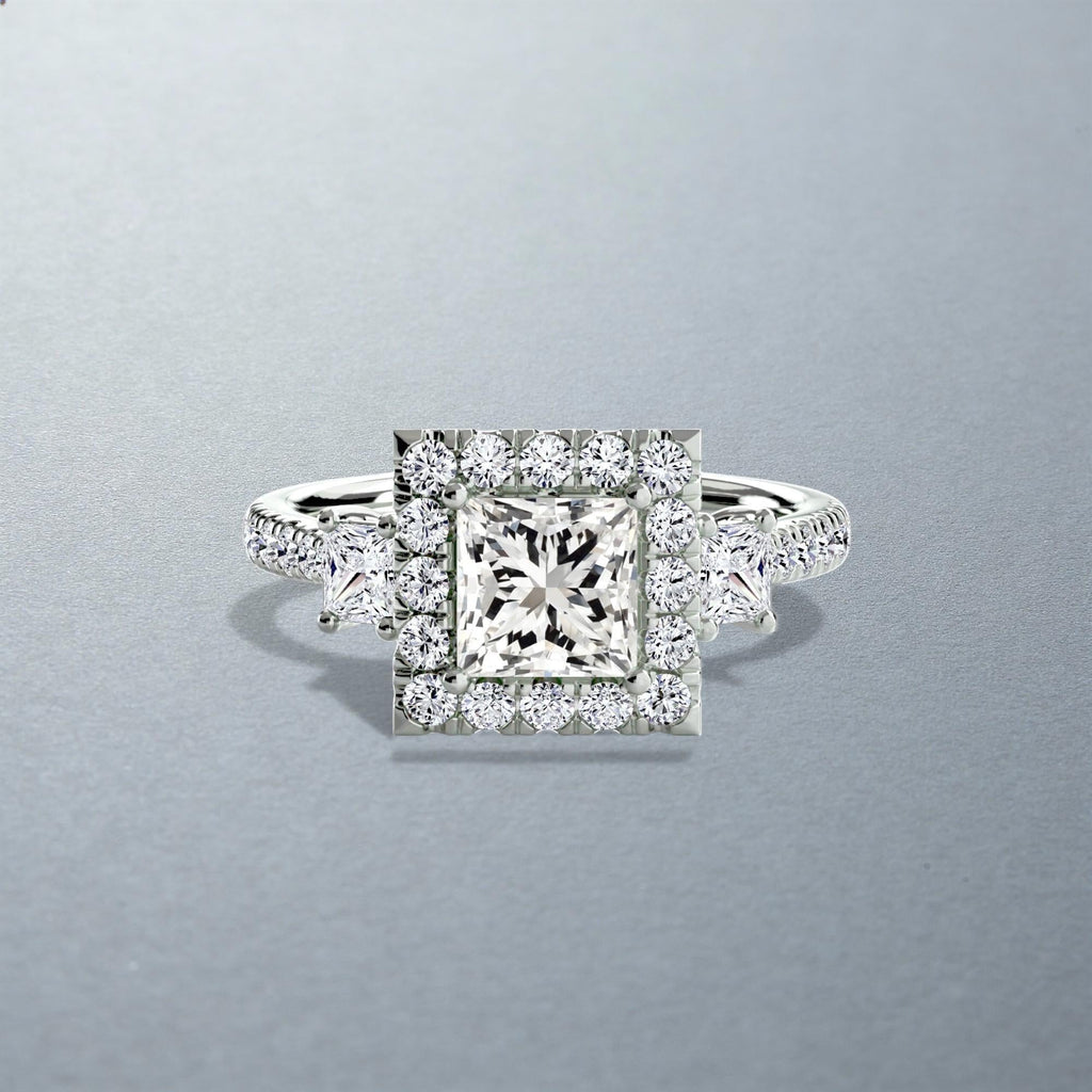 The Amalia Halo Ring