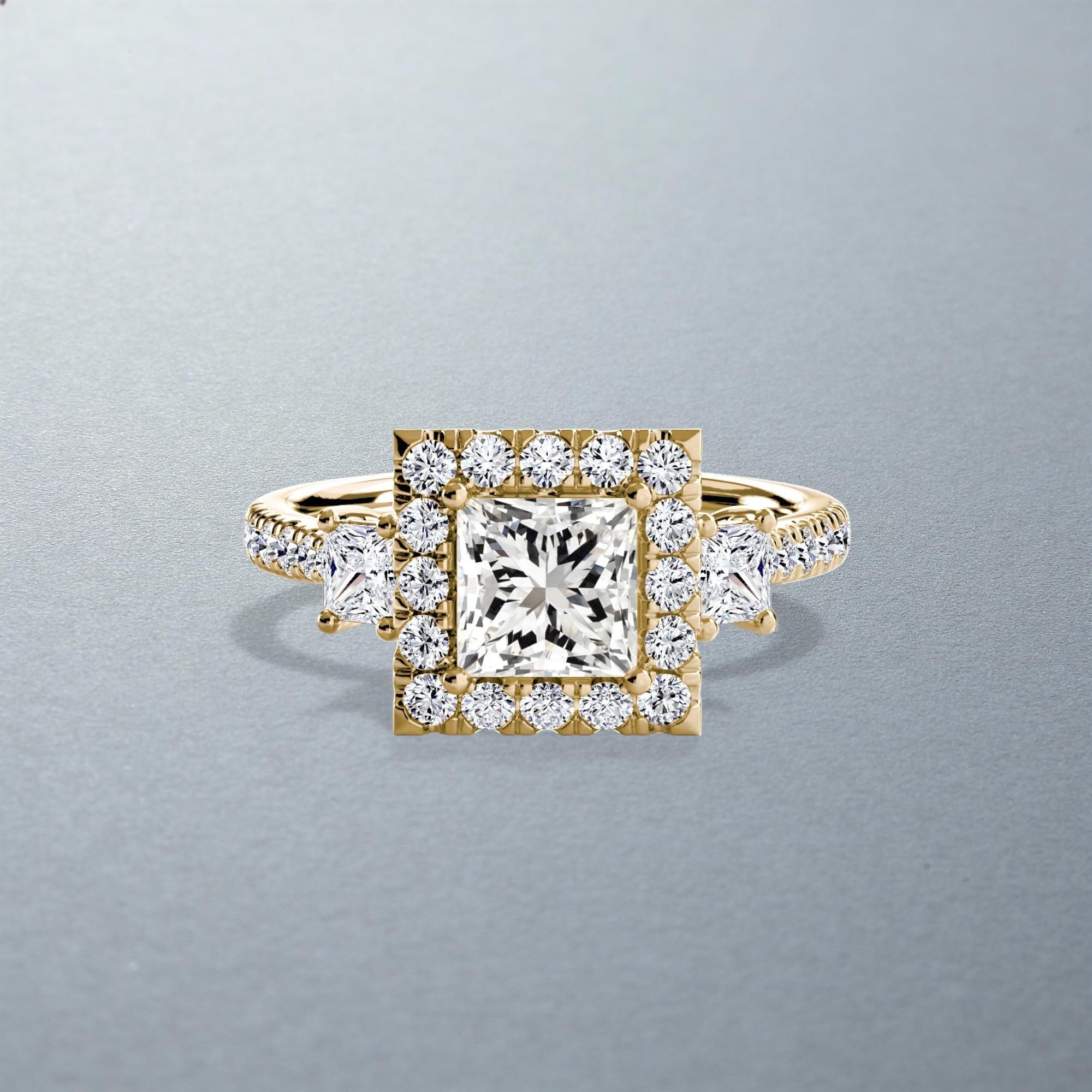 The Amalia Halo Ring